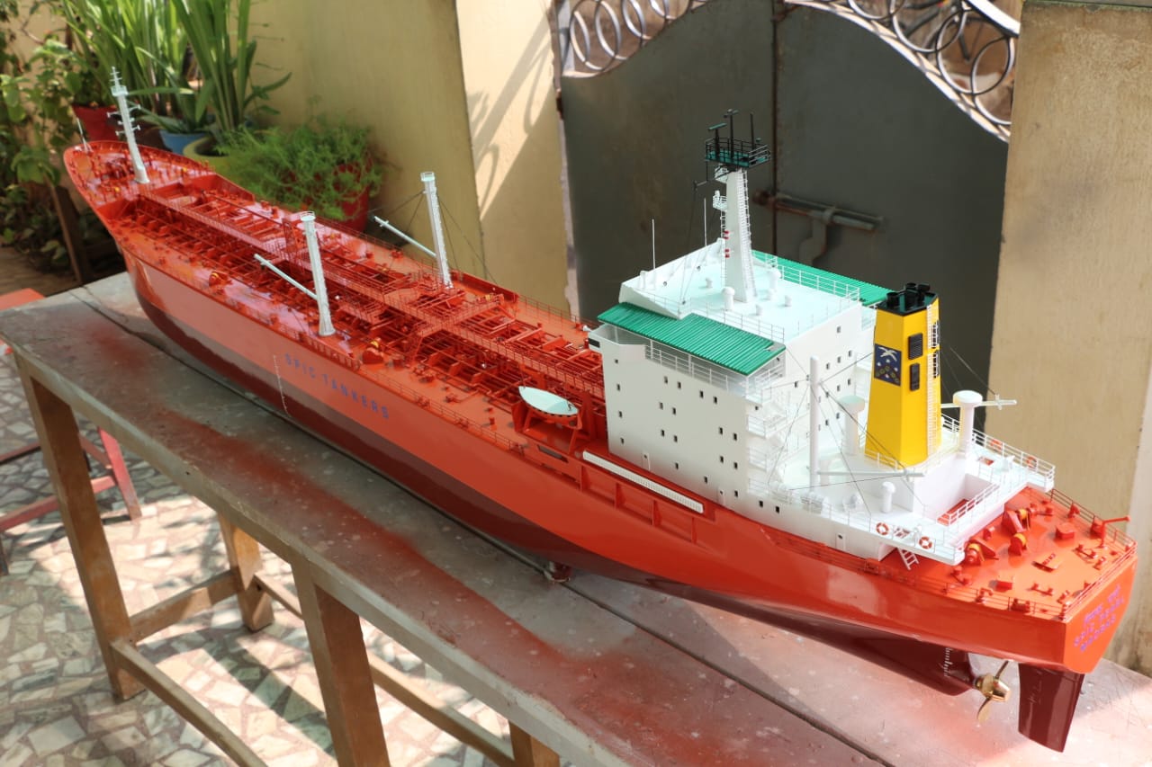 SPIC Jothi Oil Tanker — Scale Model